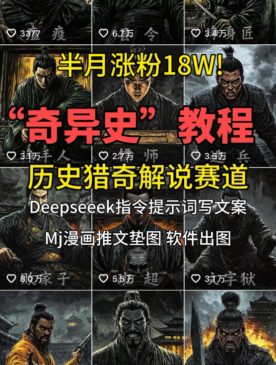 最新“奇异史”课程！网赚项目-副业赚钱-互联网创业-资源整合子龙项目网